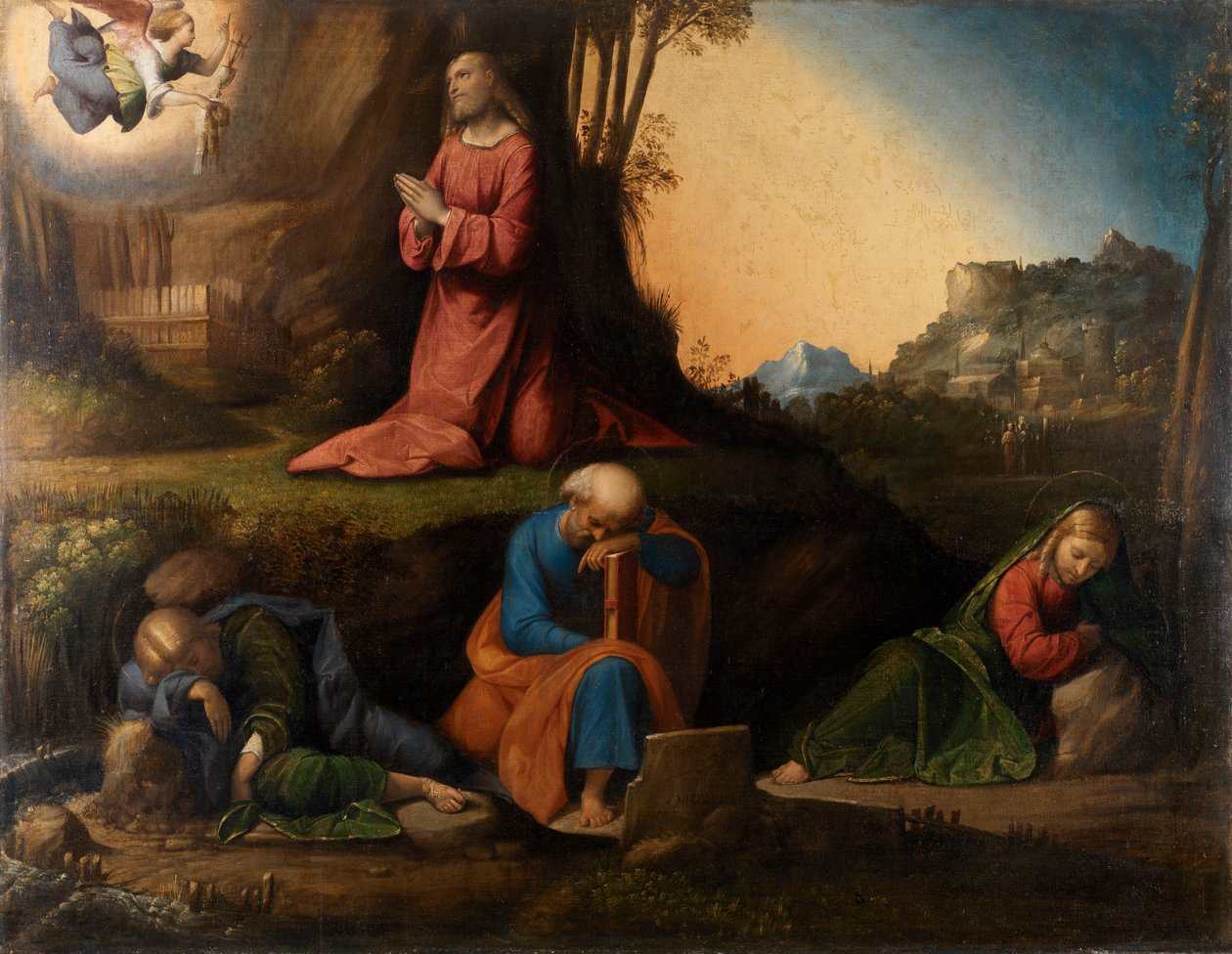 Kvalen i haven, 1524 af Benvenuto Tisi da Garofalo