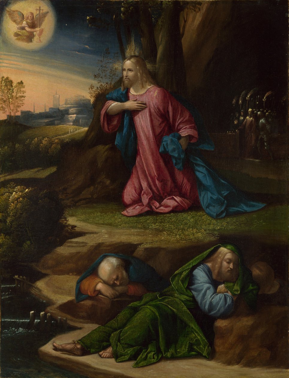 Kvalen i haven, mellem 1520 og 1539 af Benvenuto Tisi da Garofalo