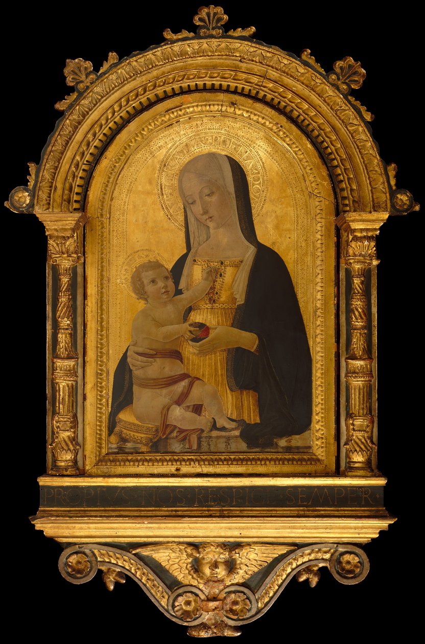 Madonna og barn, ca. 1470. af Benvenuto di Giovanni