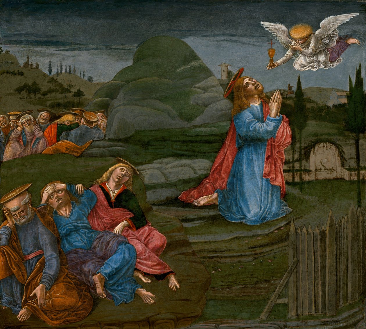 Kvalen i haven, sandsynligvis 1491. af Benvenuto di Giovanni