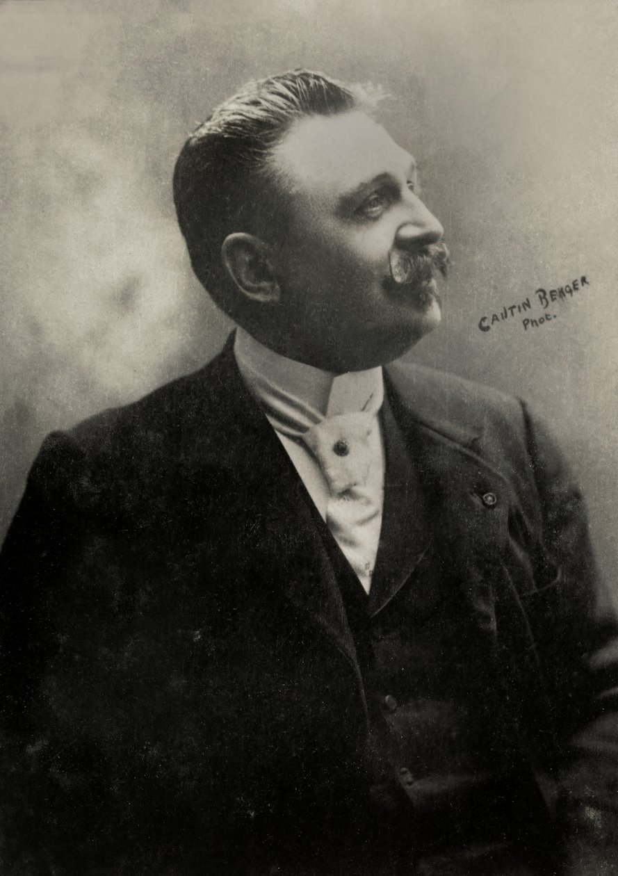 Portræt af den franske baron Henry De La Vaulx ( 1870 af Berger & Cautin