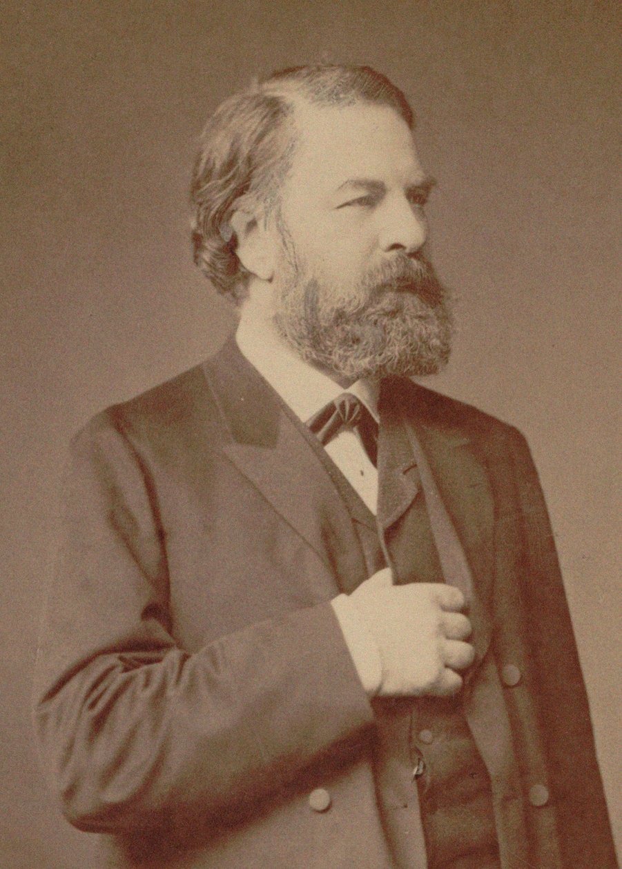Portræt af violinisten og komponisten Joseph Joachim 1831-1907, 1887. af Berlin . Photo studio Loescher and