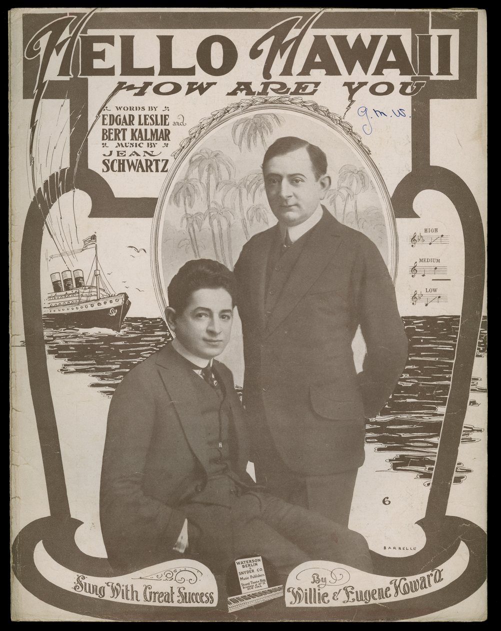 Hej Hawaii, hvordan har du det af Berlin & Snyder Co. Waterson