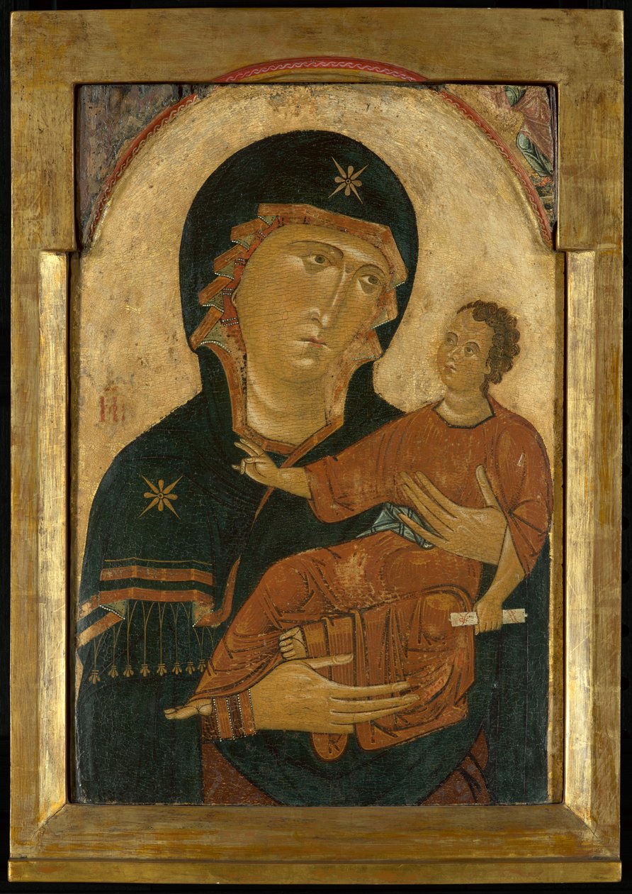 Madonna og barn, ca. 1230-1240 (tempera og bladguld på panel) af Berlinghieri Family circle of Berlinghieri Family circle of