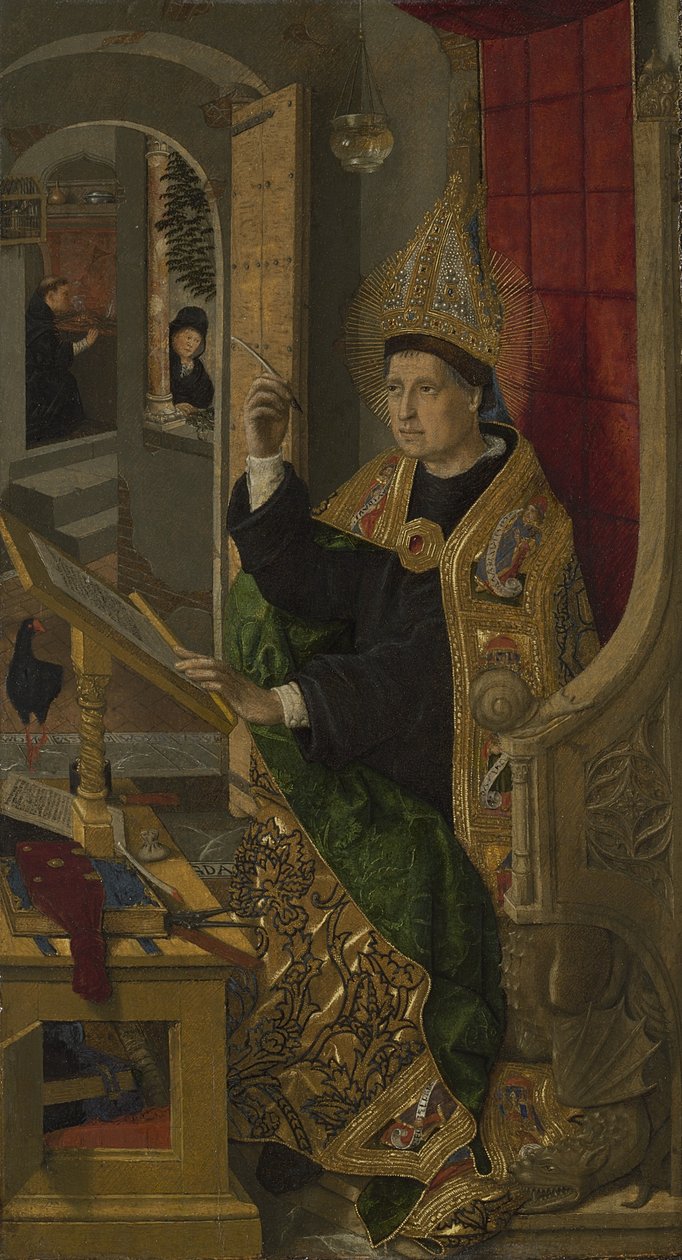 Sankt Augustin, 1477-85 af Bermejo