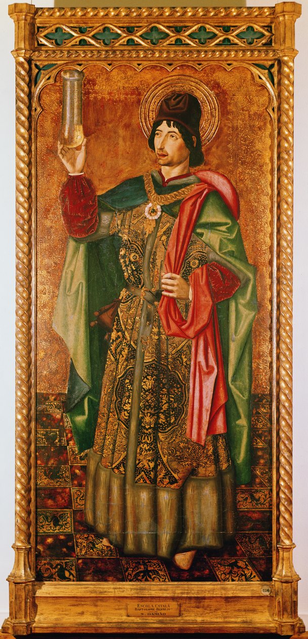 Sankt Damian, ca. 1490 af Bermejo