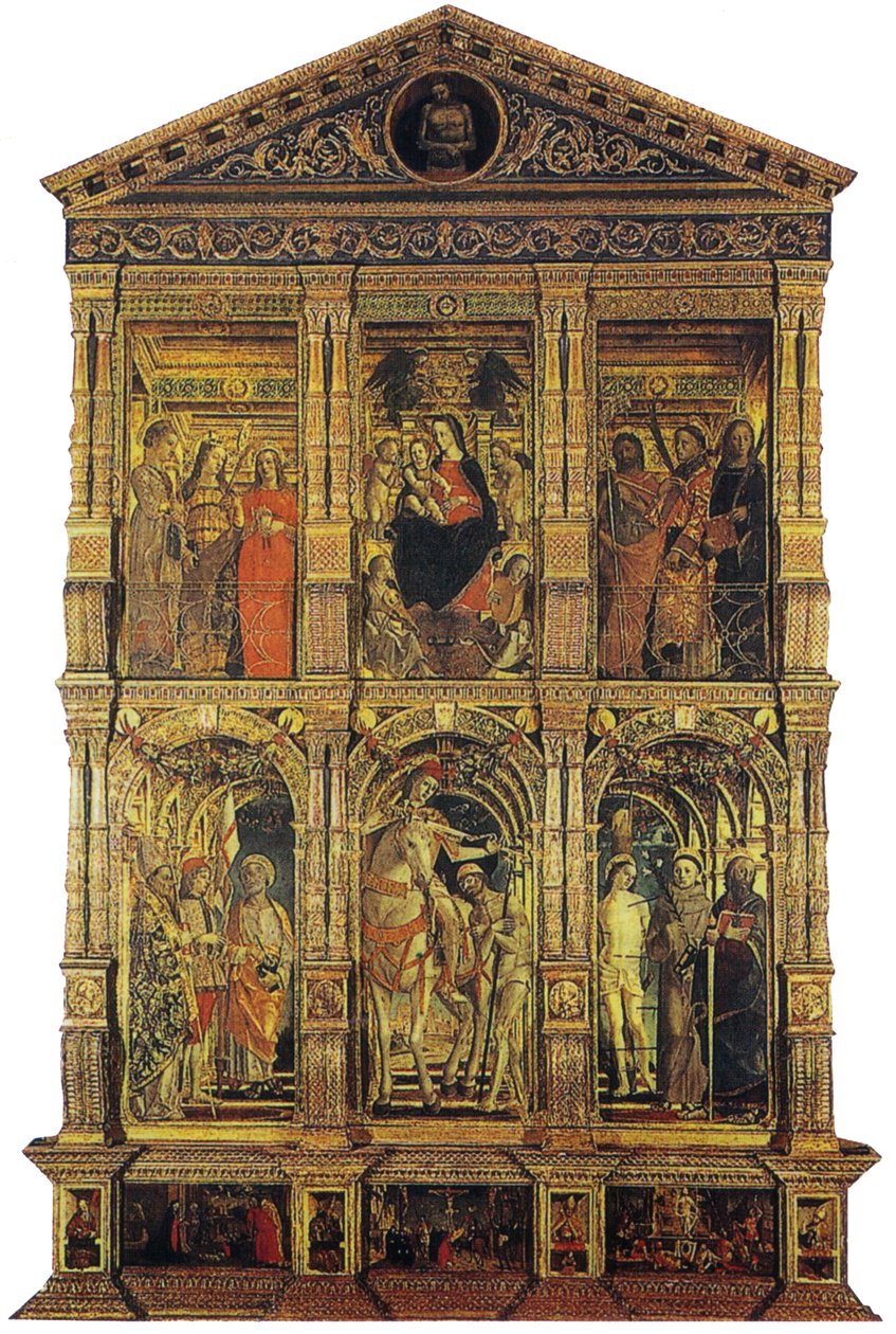 altertavle af san martino af Bernadino Zenale