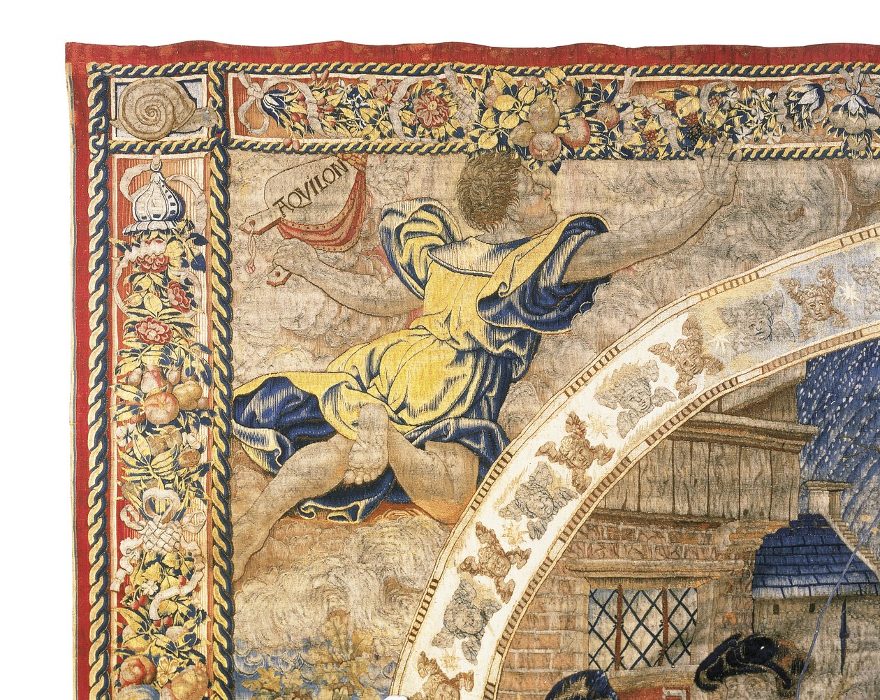 Bruxelles allegoriske gobelin, der afbilder december måned fra "Medaljonmånederne", ca. 1525 af Bernaert van Orley