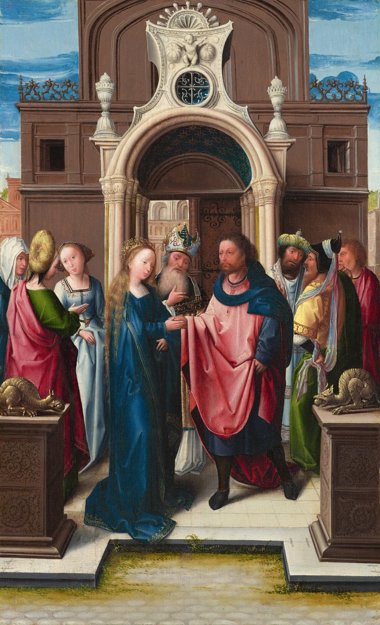 Jomfruens ægteskab, ca. 1513. af Bernaert van Orley