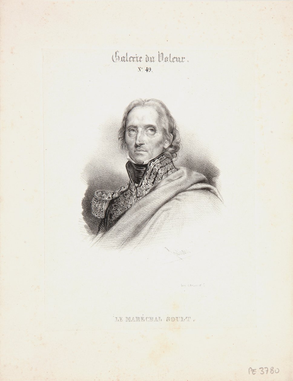 Marskal Soult, ca. 1840 af Bernard Romain Julien