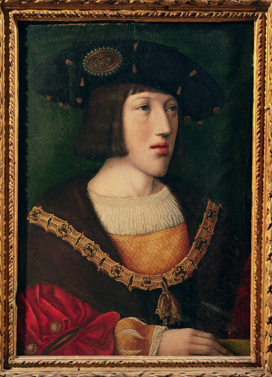 Portræt af Karl V (1500-58), i en alder af omkring seksten, 1516 af Bernard van Orley