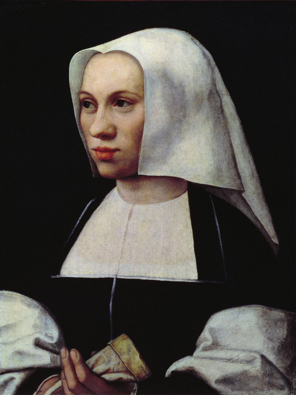 Portræt af en kvinde, ca. 1521-25 (panel) af Bernard van Orley
