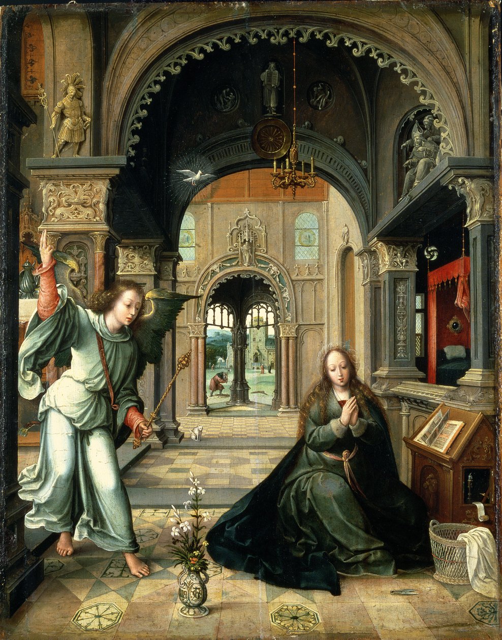 Bebudelsen, begyndelsen af det 16. århundrede af Bernard van Orley