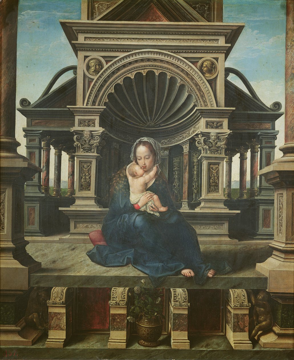 Jomfruen fra Louvain, ca.1520 af Bernard van Orley