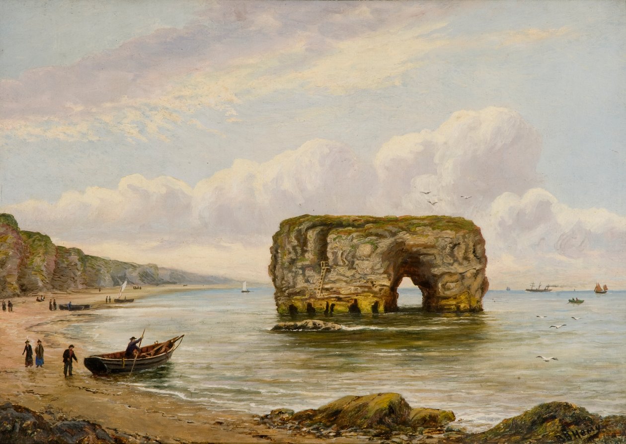 Marsden Rock, ca. 1880-1900 af Bernard Benedict Hemy