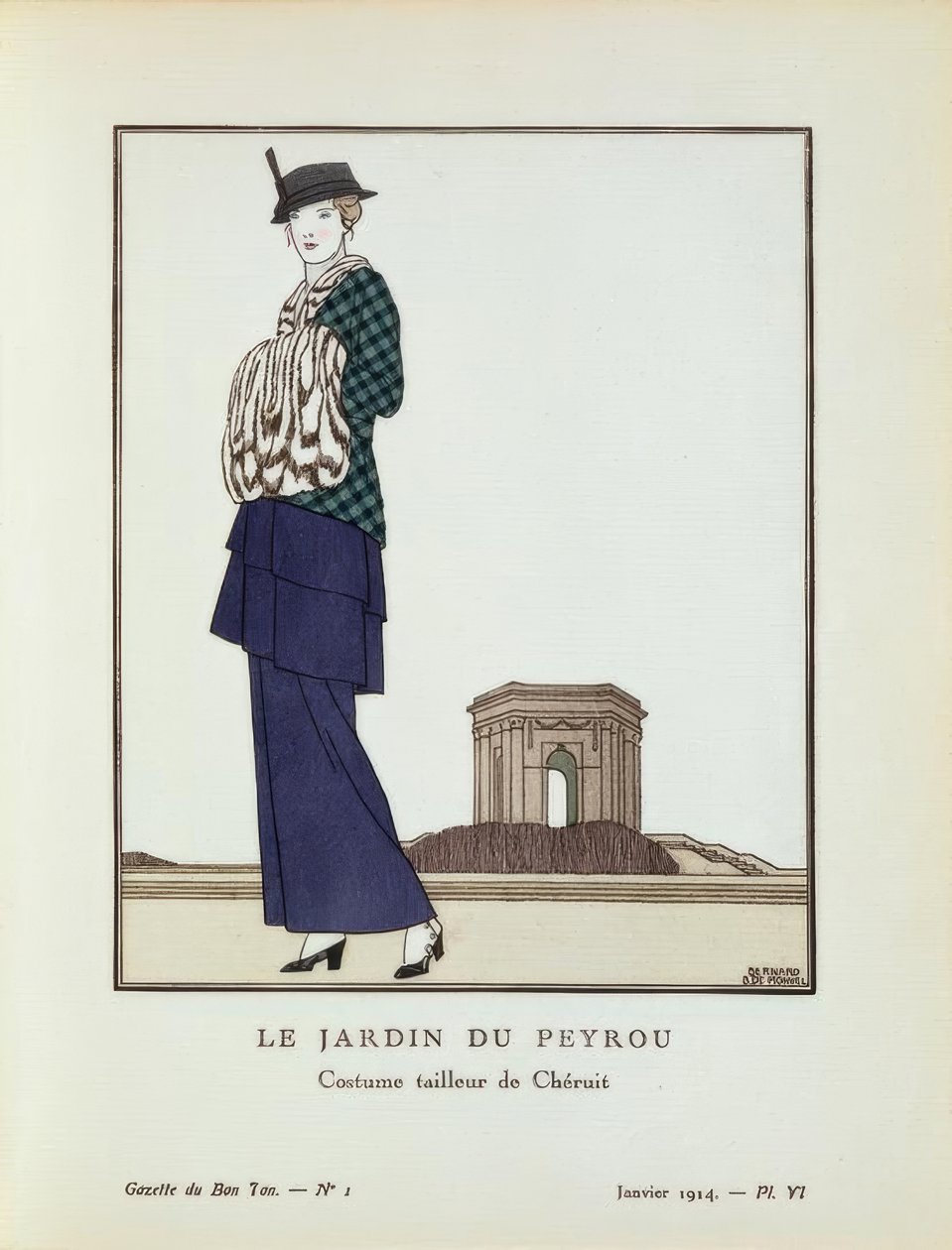 LE JARDIN DU PEYROU - Chéruits skræddersyede kostume af Bernard Boutet de Monvel