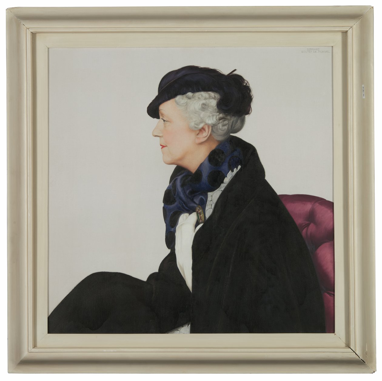 Portræt af Lady Mendl (1865-1950), født Ella de Wolfe, kaldet "Elsie" (olie på lærred) af Bernard Boutet de Monvel