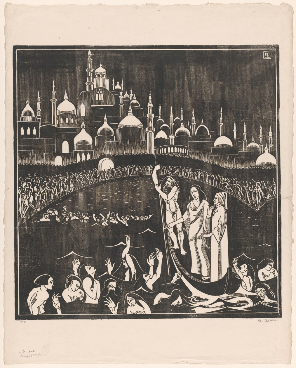 De Hel (original titel på objekt) af Bernard Essers (signed by artist)