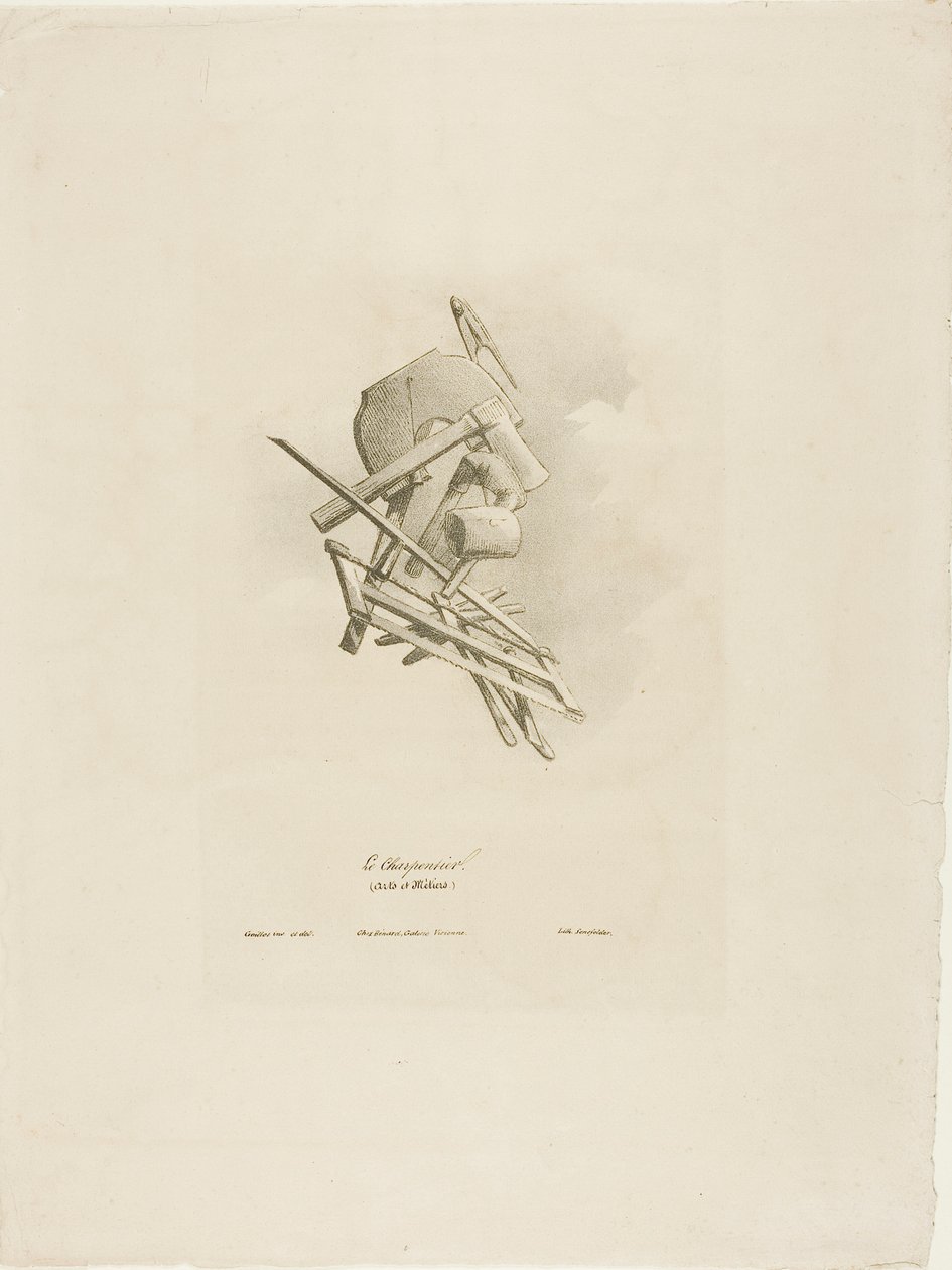 Tømreren, fra Arts et Métiers af Bernard Gaillot
