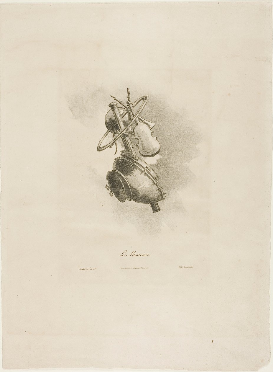 Musikeren, fra Arts et Métiers af Bernard Gaillot