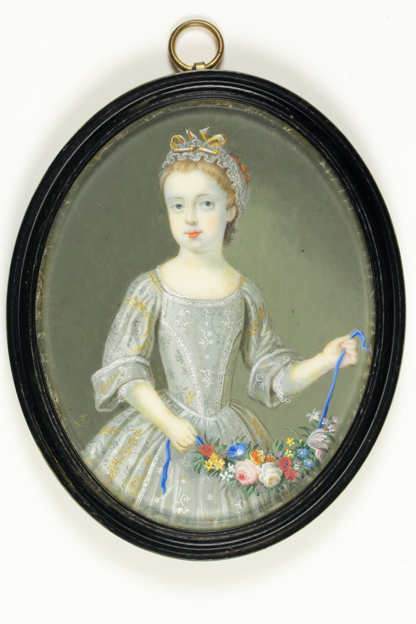 Margaret Cavendish Holles Harley, bagefter hertuginde af Portland (akvarel på elfenben) af Bernard III Lens