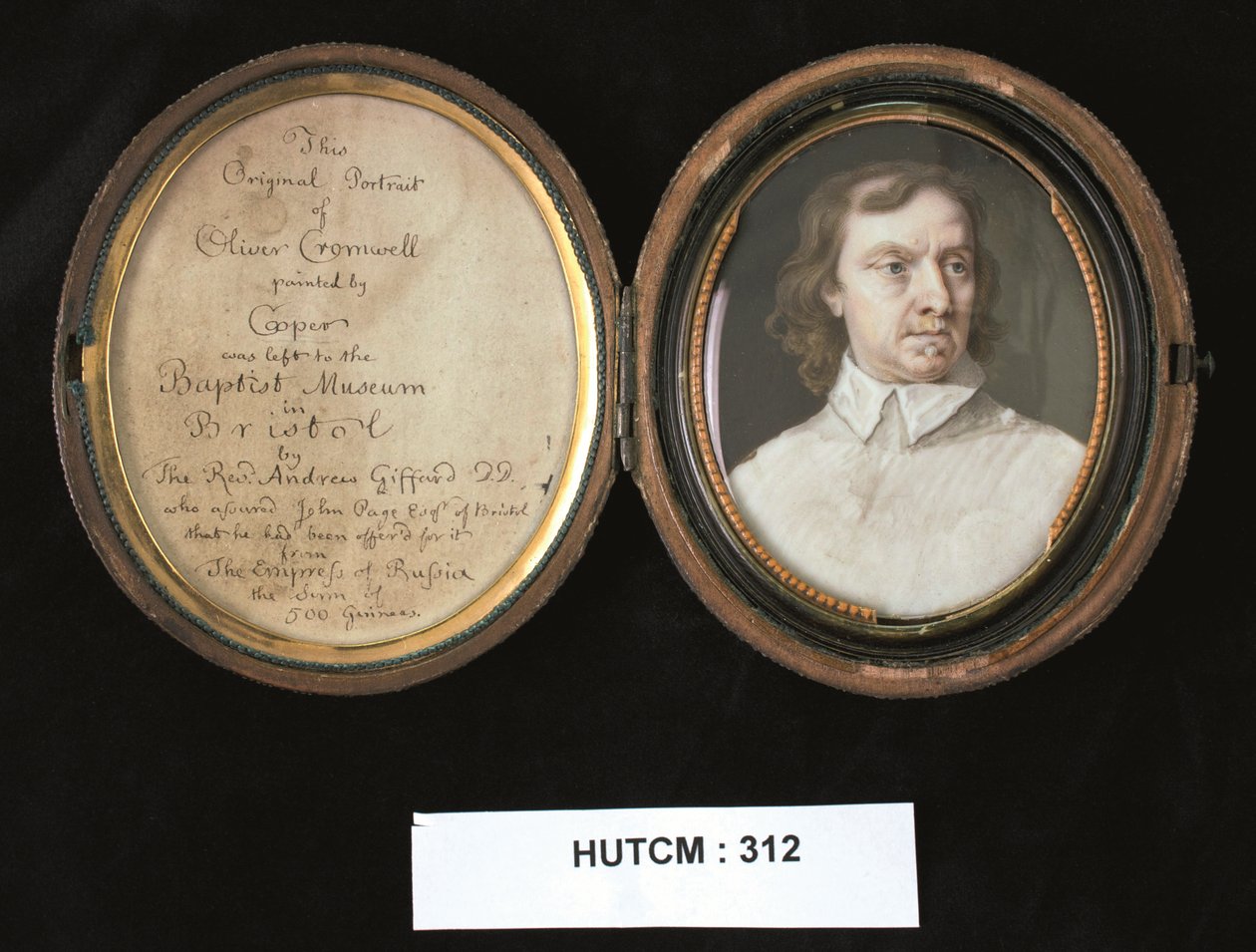 Oliver Cromwell, ca. 1704-30 (akvarel) af Bernard III Lens