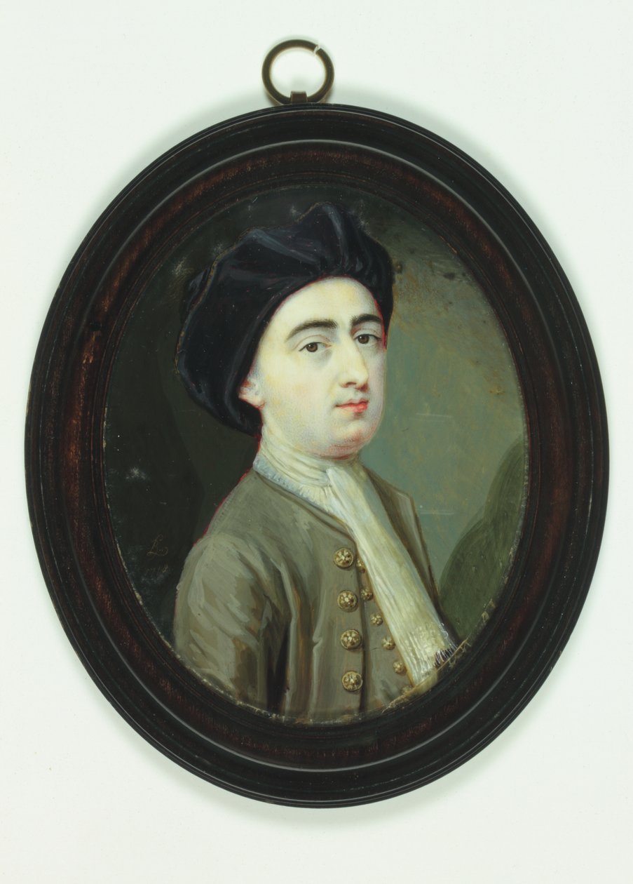 Selvportræt af Bernard III Lens