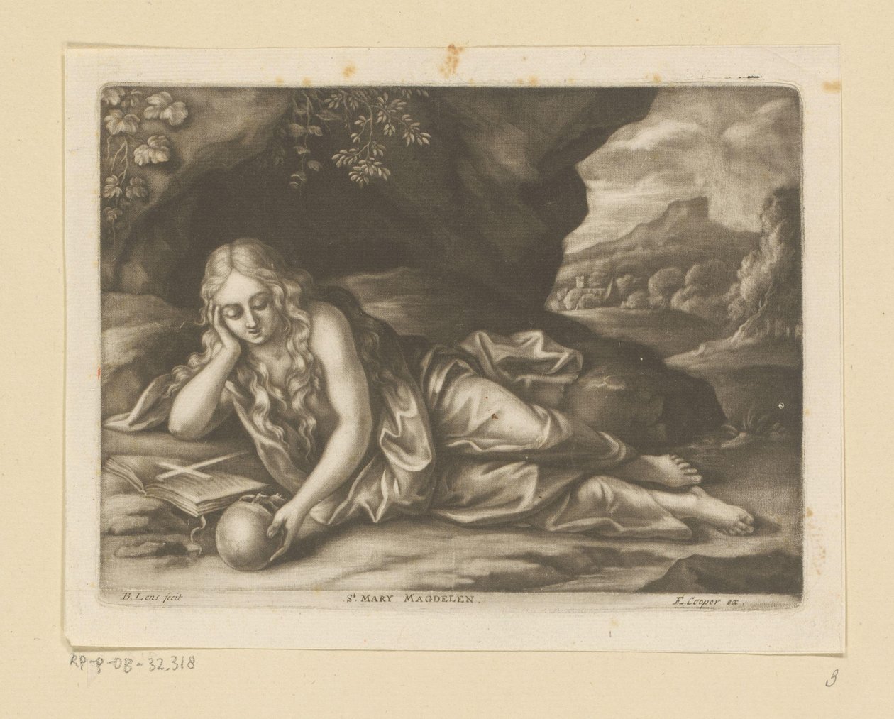 H. Maria Magdalena St Mary Magdalen (titel på objekt) af Bernard Lens (II)