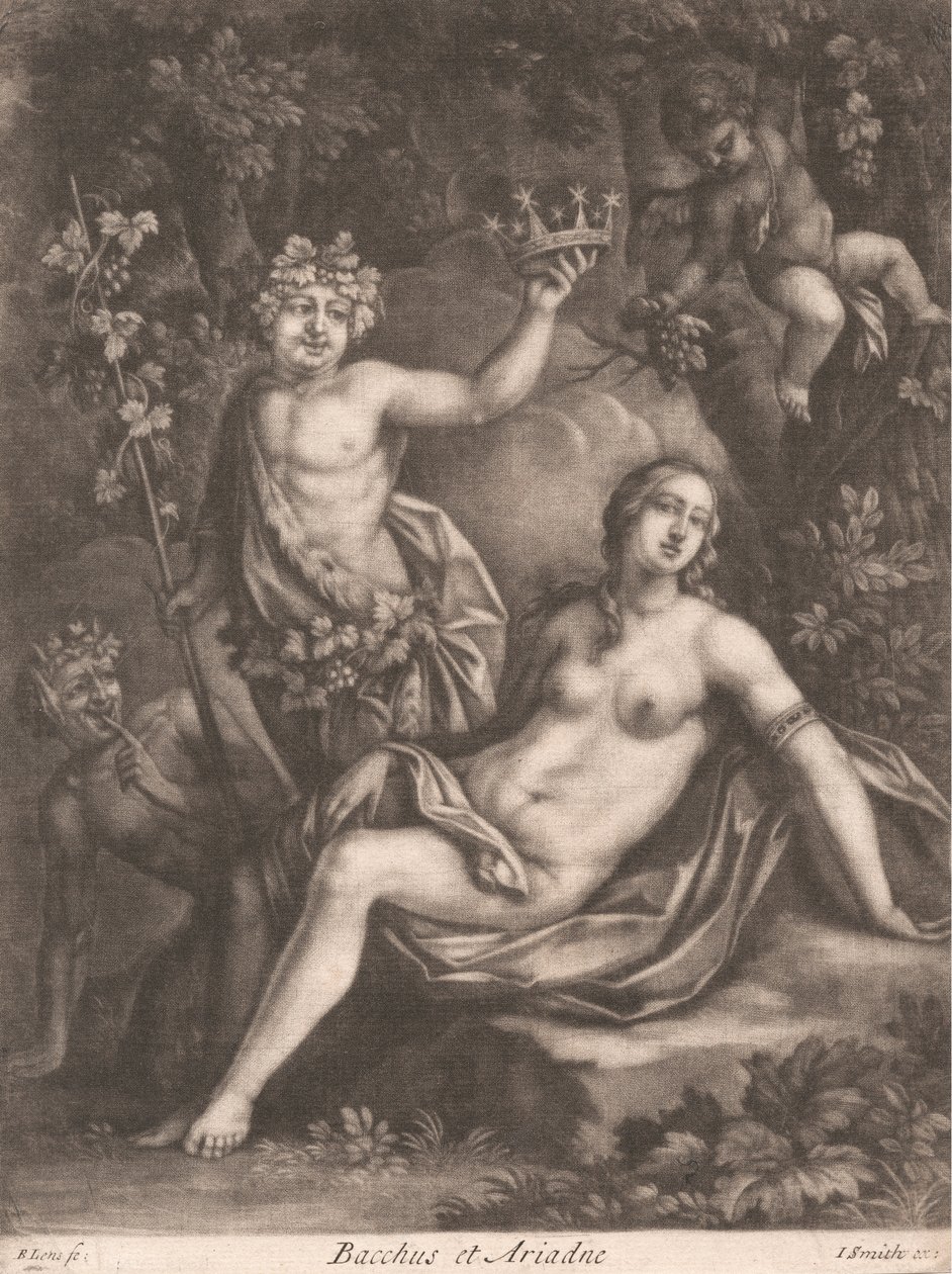 Bacchus og Ariadne af Bernard Lens