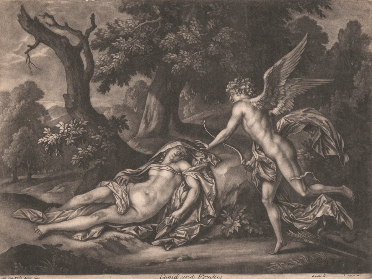 Amor og Psyche af Bernard Lens