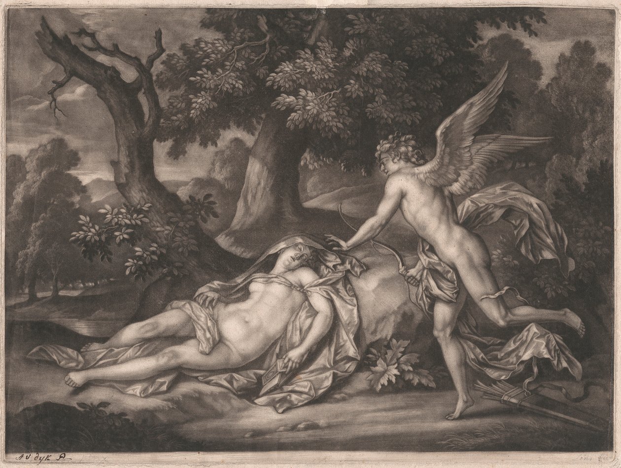 Amor og Psyche af Bernard Lens