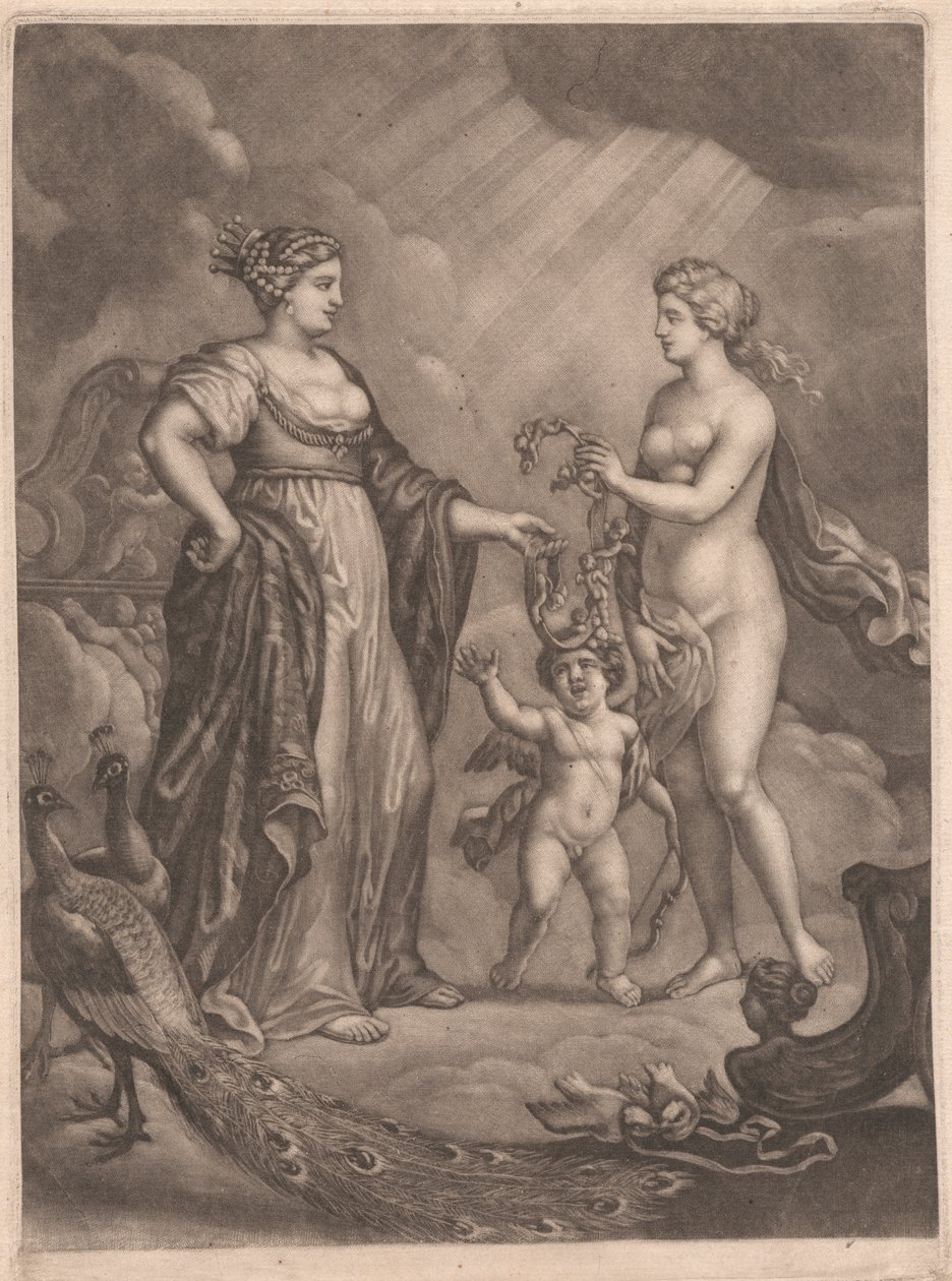 Juno, Venus og Amor af Bernard Lens