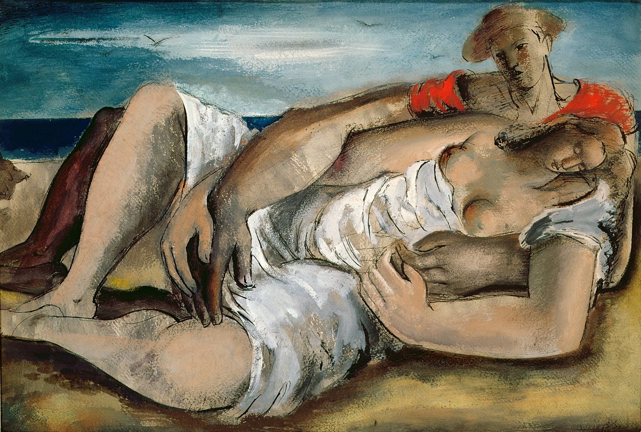 Elskere på stranden af Bernard Meninsky