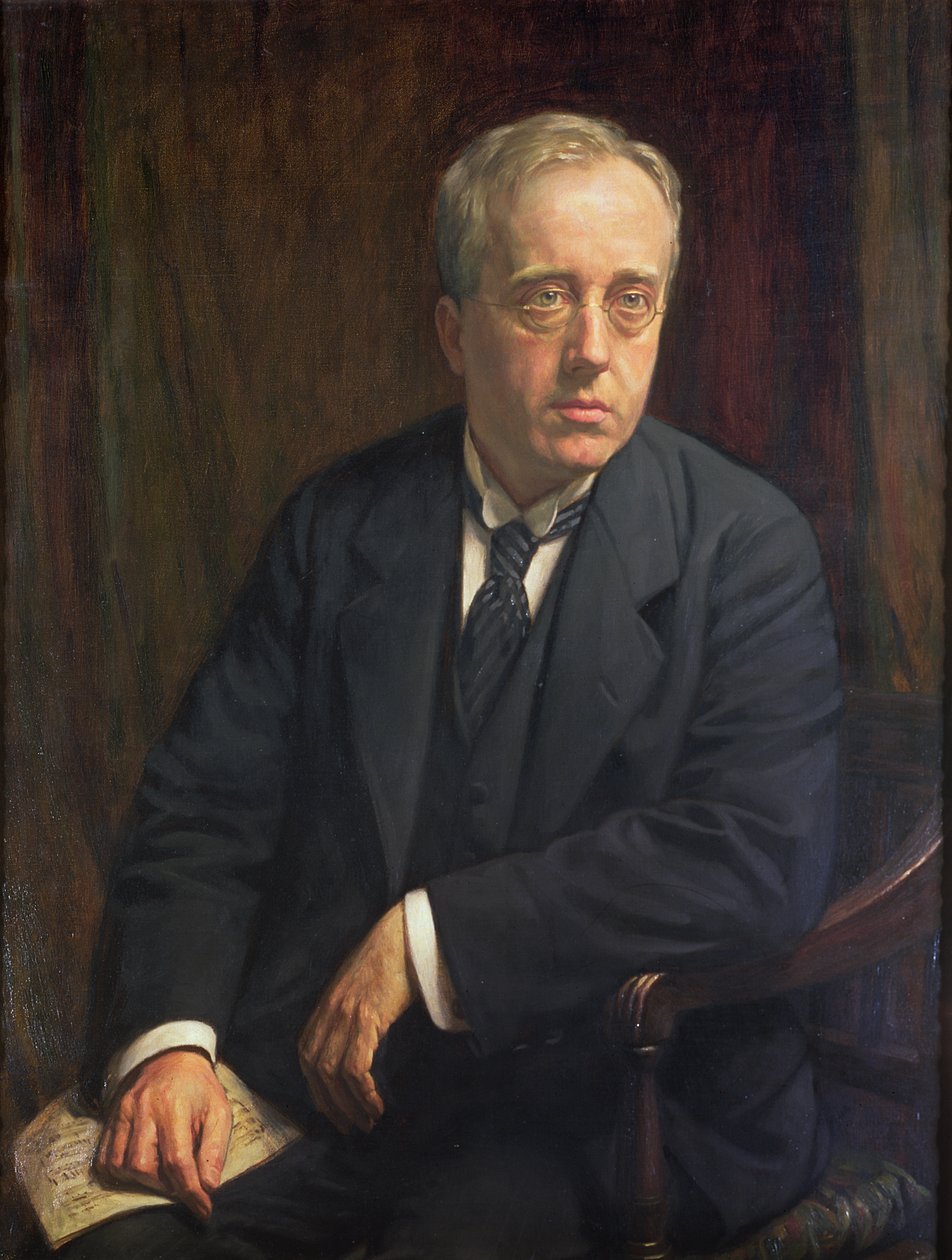 Portrait of Gustav Holst, 1923 af Bernard Munns