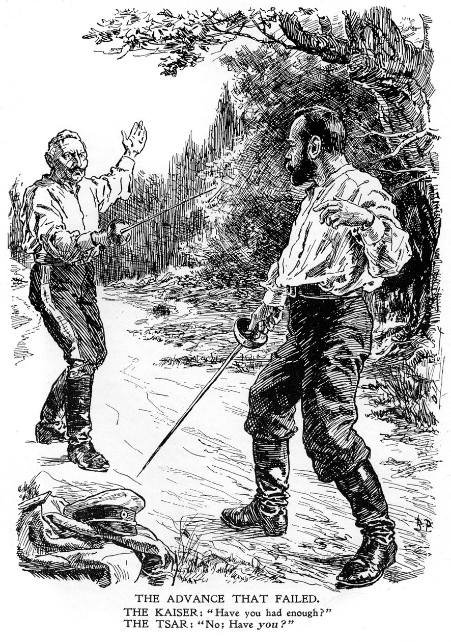 Fremskridtet der mislykkedes, Første Verdenskrig, 1914-1915, 1920 af Bernard Partridge