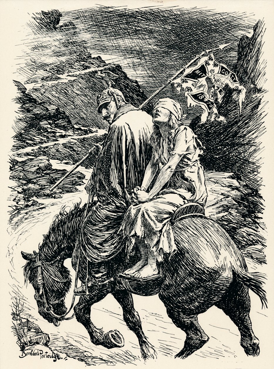 The Road of Victory - Etape VI, c1920 af Bernard Partridge