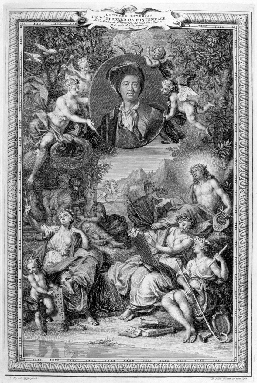 Bernard de Fontenelle, 1728-1729 af Bernard Picart