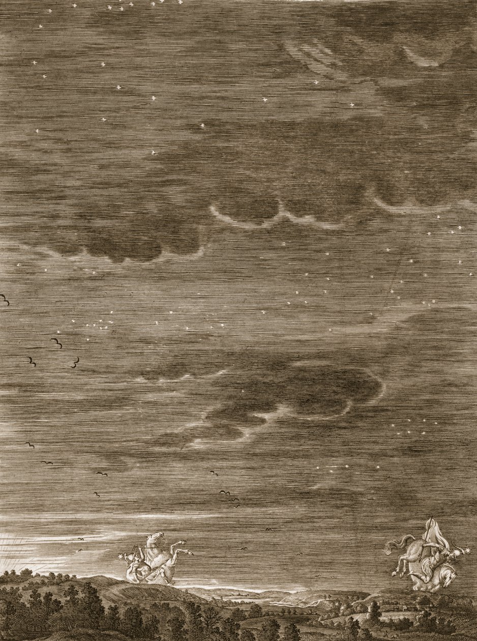 Castor og Pollux, 1731 af Bernard Picart