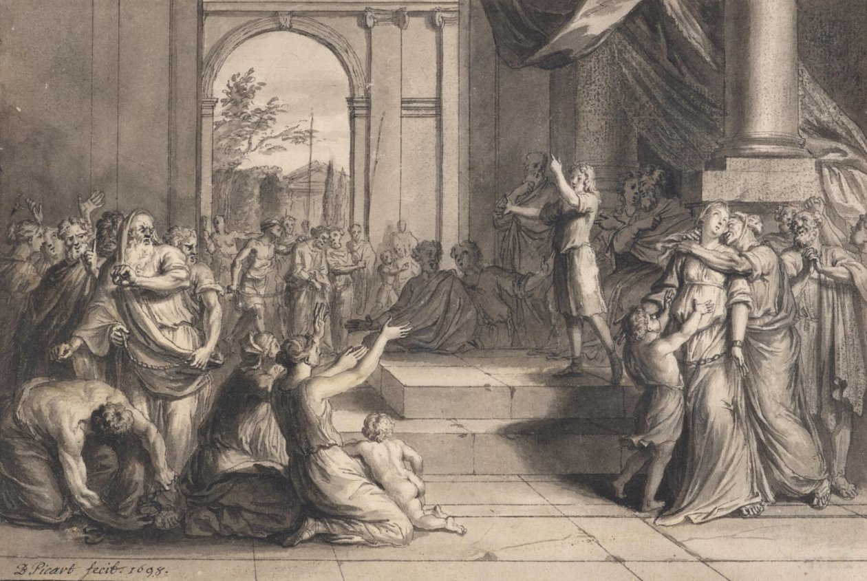 Daniel beviser Susannas uskyld af Bernard Picart