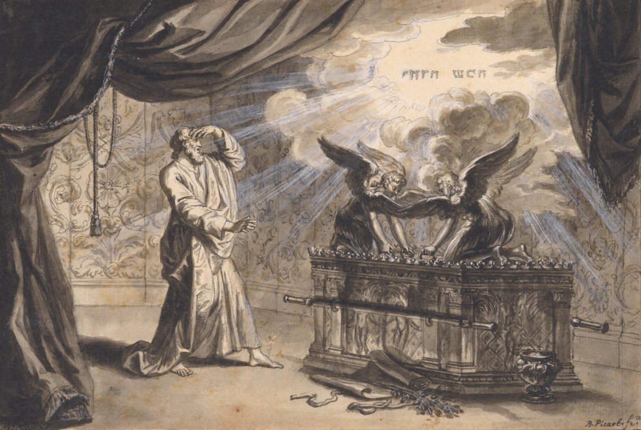 Moses ved Pagtens Ark af Bernard Picart