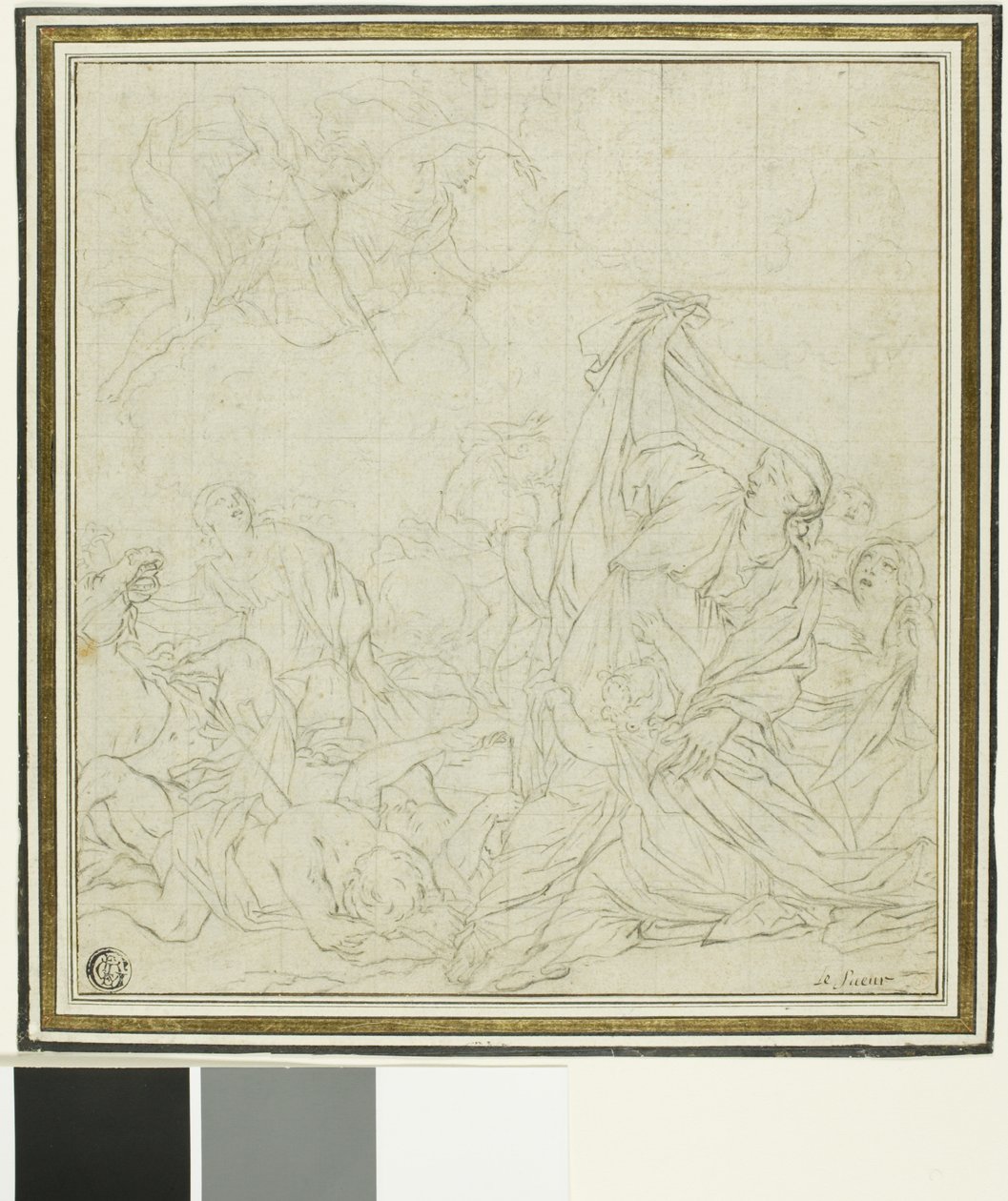 Niobes børn, dræbt af Apollon og Artemius af Bernard Picart