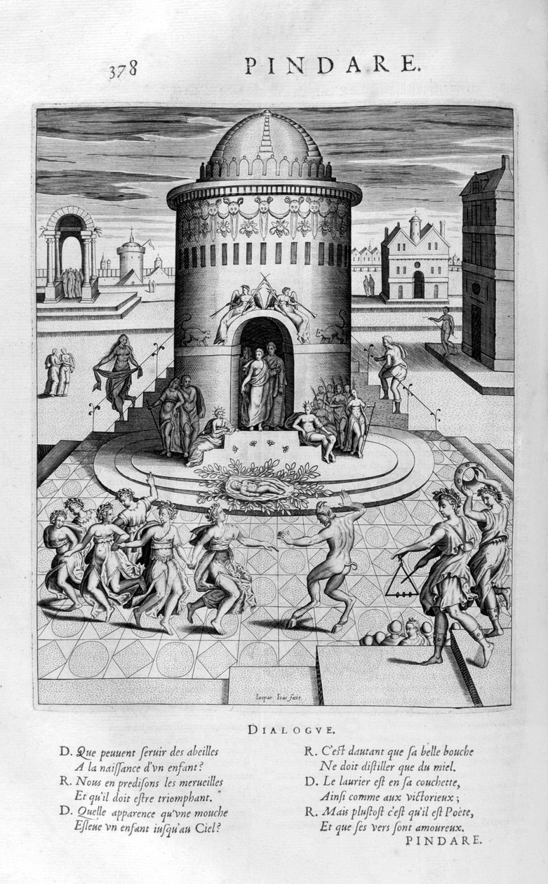 Pindare, 1615 af Bernard Picart