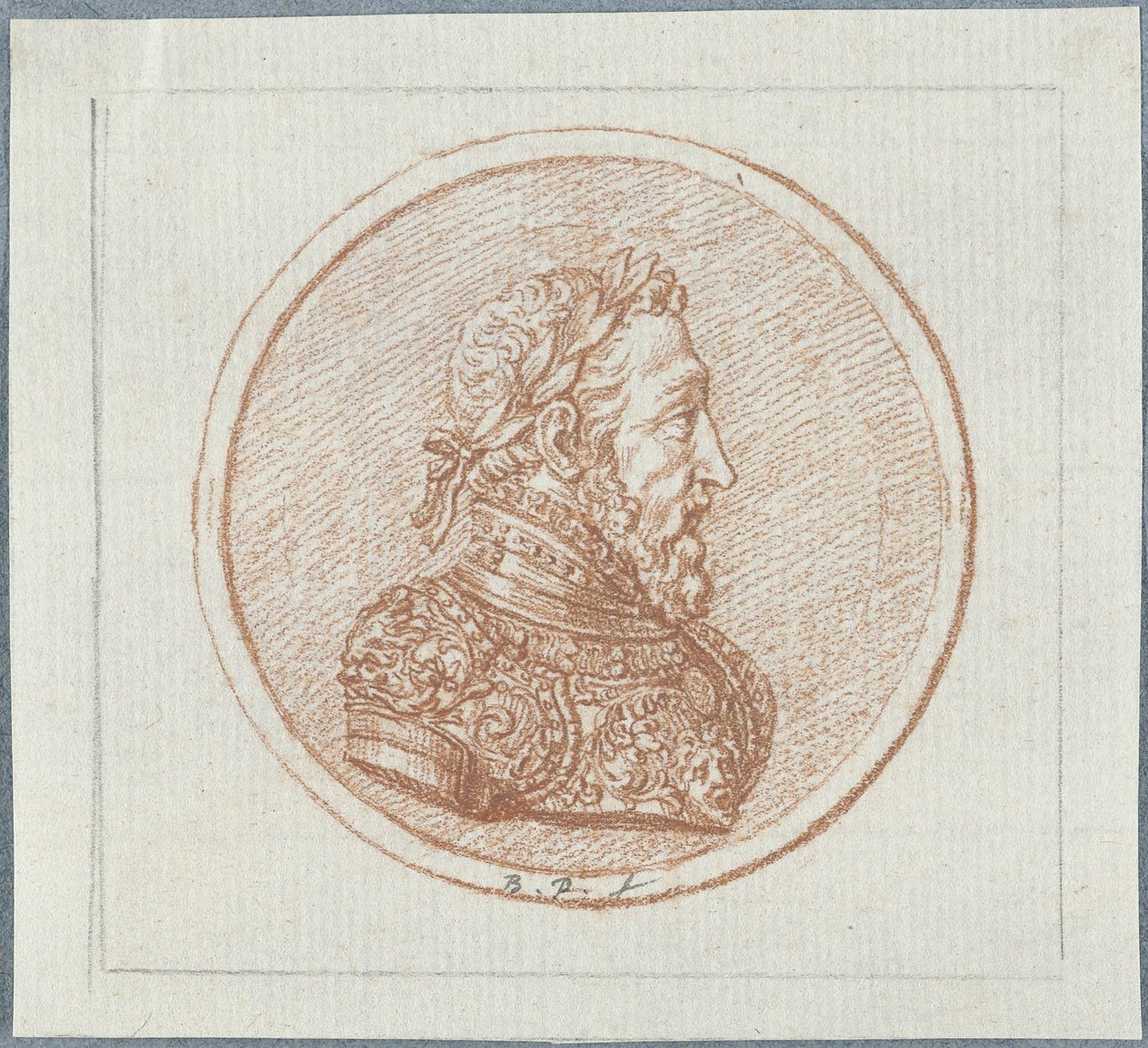 Portræt af kong Henrik II af Frankrig, anden halvdel af det 17. århundrede. af Bernard Picart
