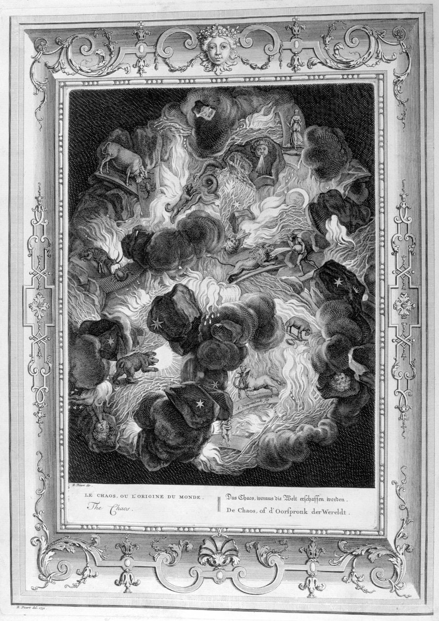 Kaoset, 1733 af Bernard Picart