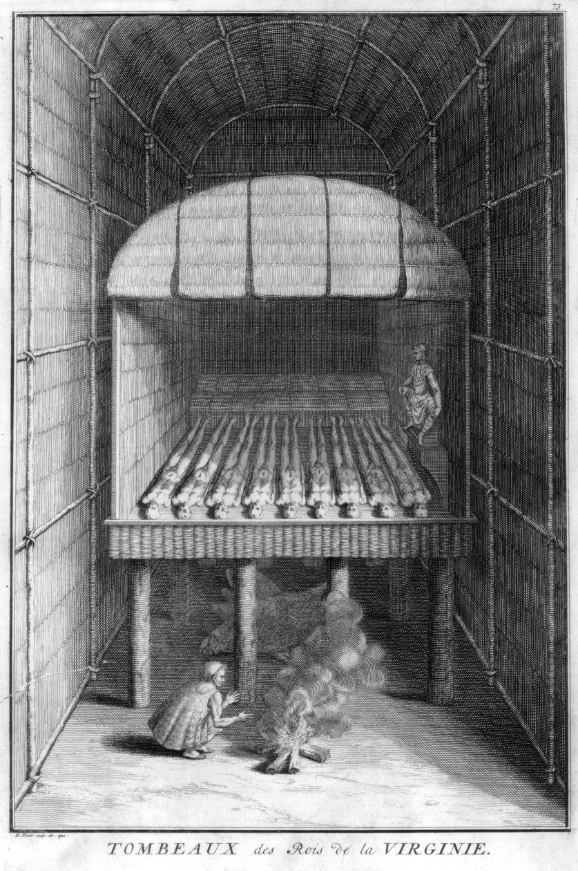Gravene af de virginiske konger, c1734 af Bernard Picart