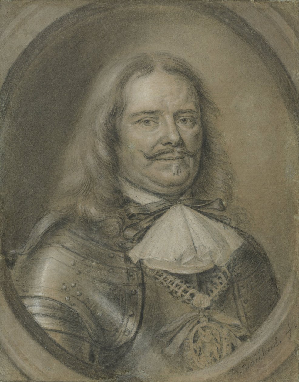 Portræt af Michiel Adriaansz. de Ruyter af Bernard Vaillant