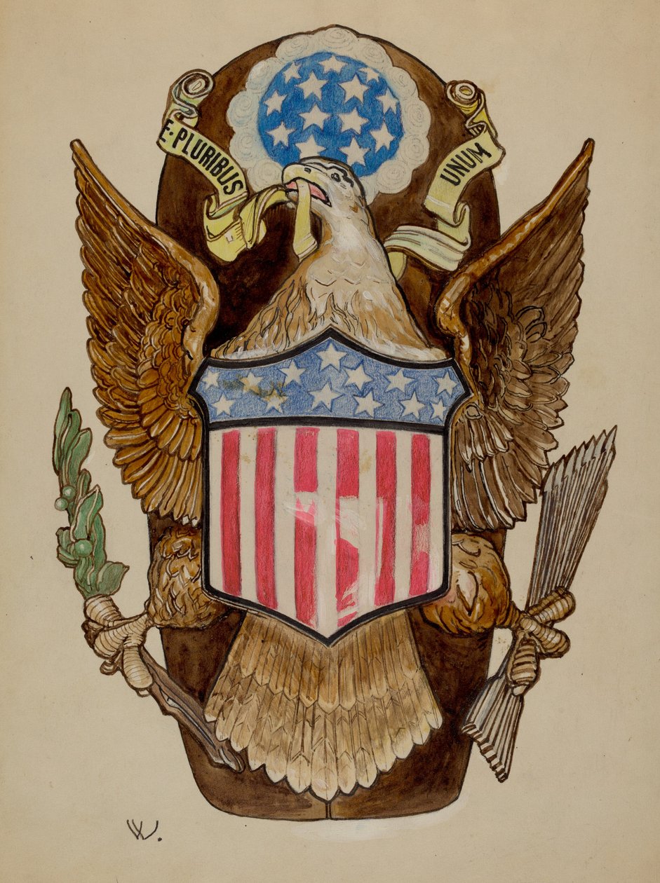 Ørne emblem af Bernard Westmacott