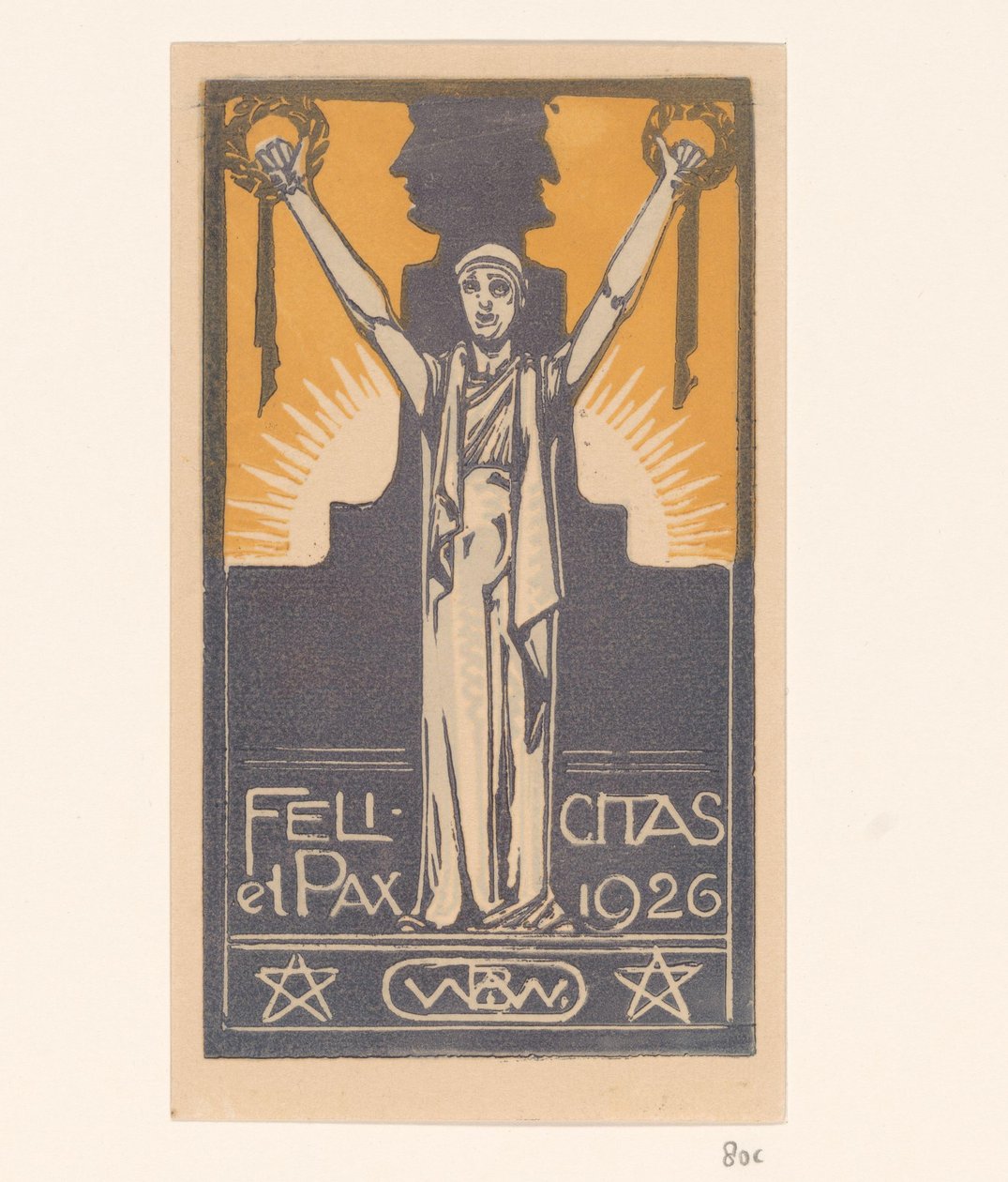 Happiness and Peace 1926 (original titel på objekt) af Bernard Willem Wierink