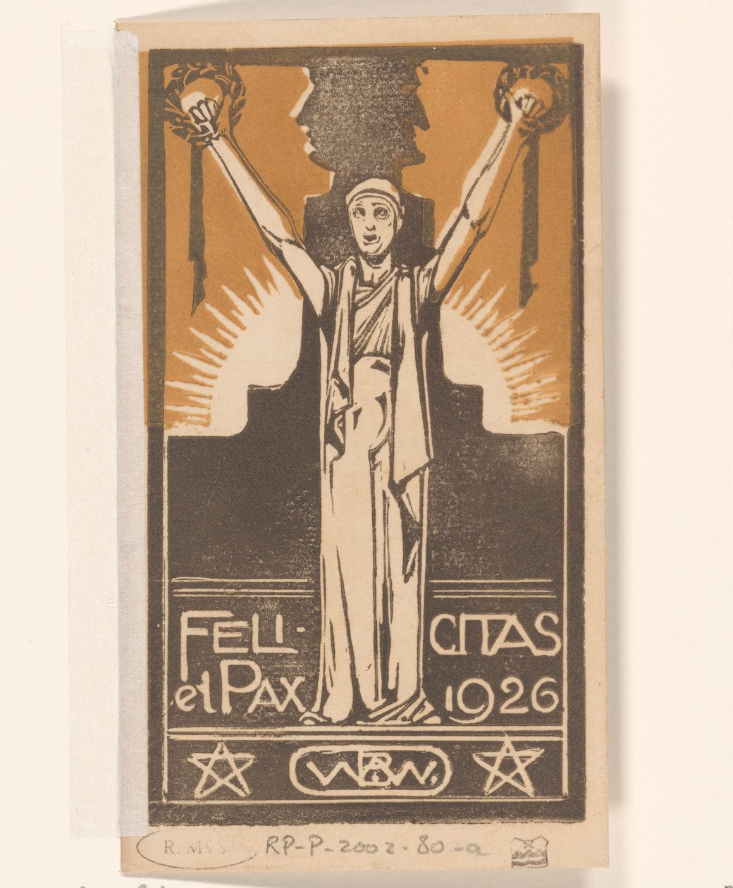 Happiness and Peace 1926 (original titel på objekt) af Bernard Willem Wierink