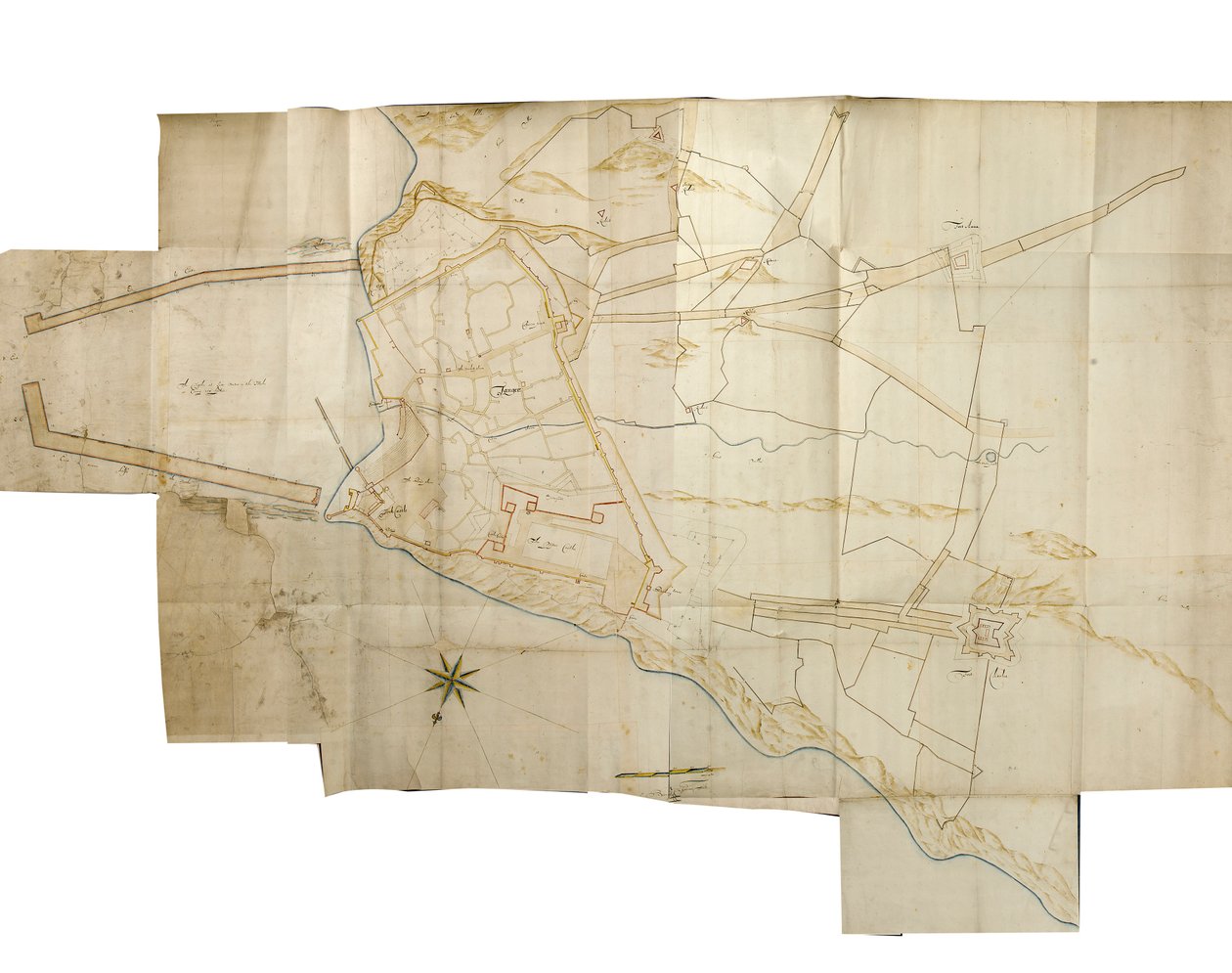 Tanger map [Tangiers] af Bernard de Gomme